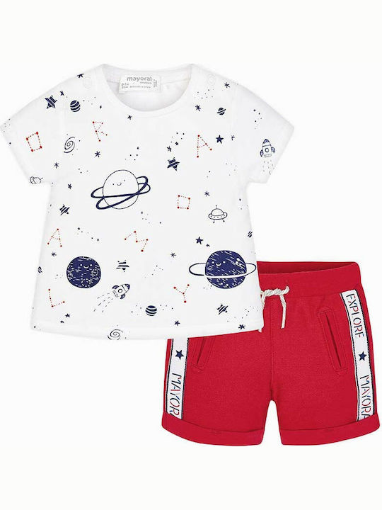 Mayoral Kids Set with Shorts Summer 2pcs White