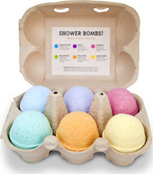 Zest Cosmetics 6 Shower Bomben Pack Badezusätze für Fußbad 60gr Zest Cosmetics 6 Shower Bomben Pack Badezusätze für Fußbad 60gr