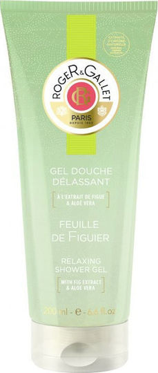 Roger & Gallet Feuille de Figuier Αφρόλουτρο σε Gel με Βούτυρο Καριτέ Καταπραϋντικό 200ml