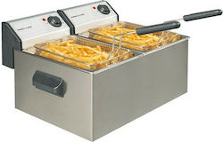 Fritel Fryer Electrică Double 6.4kW Capacity 2x5lt 49.6x39.3x28cm