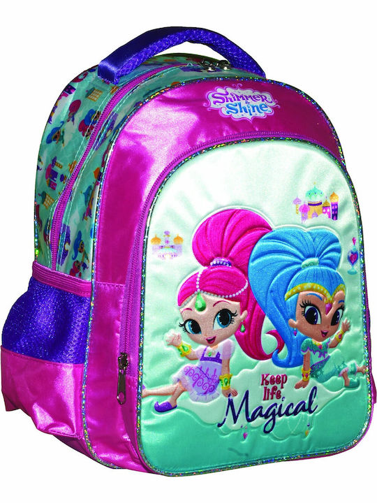 Gim Shimmer & Shine Keep Life Magical School Bag Backpack Kindergarten Multicolored