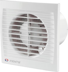 Vents 125 S Wall Mounted Bathroom Ventilator 125mm White