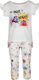 Sprint Kids Set with Leggings Summer 2pcs White