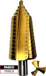 Pasco Κωνικό Τρυπάνι Τιτανίου με Κυλινδρικό Στέλεχος για Μέταλλο 6-40mm
