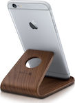 Kalibri Wooden Stand Desk Stand for Mobile Phone in Brown Colour