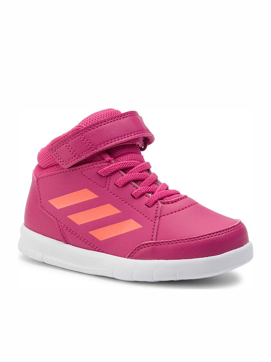 Adidas Παιδικά Sneakers High Altasport Mid για Κορίτσι Real Magenta / Hi-Res Coral / Cloud White