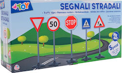 Globo Role Play Toy Traffic Signs 5pcs 38307