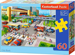 Puzzle pentru Copii City Rush pentru 5++ Ani 60buc Castorland