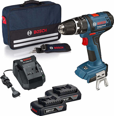Bosch GSB 18-2-LI Κρουστικό Δραπανοκατσάβιδο Μπαταρίας 18V