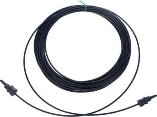 Mutec Cablu audio optic TOS masculin - TOS masculin Negru 10m ()