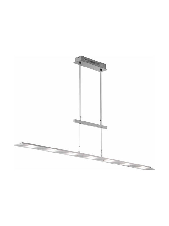 Fischer Honsel Largo Pendant Light LED Rail with Warm White Light Transparent