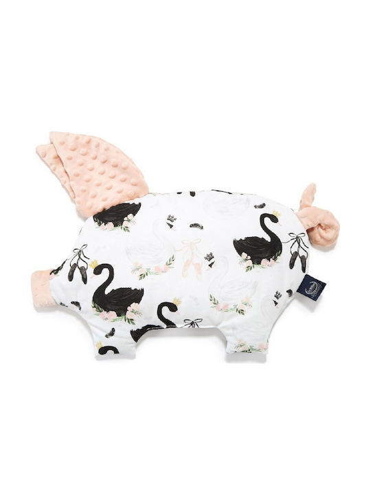 La Millou Sleepy Pig Minky Baby Bed Reducer Pillow White 35x66cm