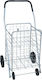 Ascol Foldable Metallic Shopping Trolley Red 50x50x95cm