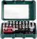Metabo Set 32 Schraubendreher-Bits Set Bit-Box
