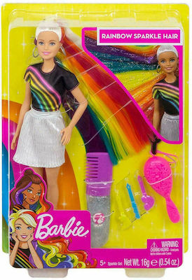 Barbie Rainbow Sparkle Hair Doll for 5++ Years