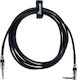 Ibanez Optimal Kabel 6,3mm Stecker - 6,3mm Stecker 3m Schwarz (NS10L)