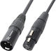 Power Dynamics Bridgecable Кабел XLR мъжки - XLR женски Черен 0.5м CALIN235