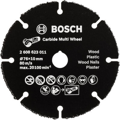 Bosch Δίσκος Κοπής Καρβιδίου 76mm για GWS 10.8 V-EC 2608623011