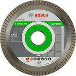 Bosch Διαμαντόδισκος Κοπής Best for Ceramic Extra Clean Turbo 125mm Disc de tăiere Materiale de construcție 125mm 1buc