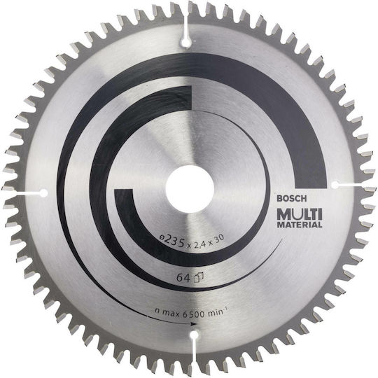 Bosch Cutting Disc Wood Hole Diameter 235mm with 64 Teeth 1pcs