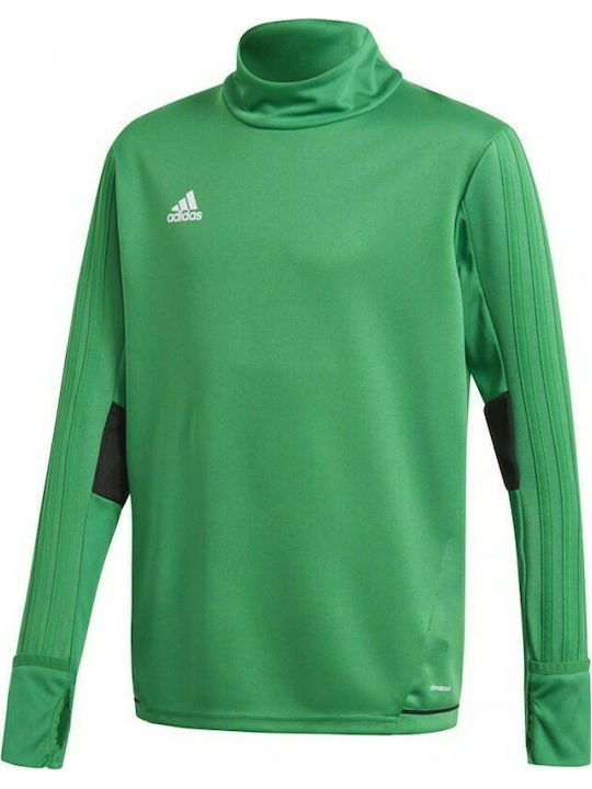 Adidas Bluză pentru copii Cu mâneci lungi Verde Tiro 17 TRG