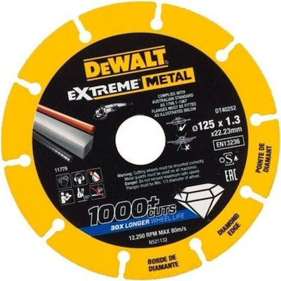 Dewalt DT40252 Schneidscheibe 125mm mit 10 Zähnen 1Stück