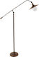 GloboStar Silene Vintage Floor Lamp H194xW27cm. with Socket for Bulb E27 Brown