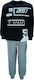 Joyce Kids Sweatpants Set Black 2pcs