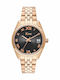 Jcou Queen's Mini Women's Watch with Gold Metal Bracelet