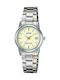 Casio Womens Watch 31mm Battery With Silver Steel Bracelet