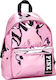 Lyc Sac The Drop Trendy Pink Mirror School Bag Backpack Junior High-High School in Pink color 24lt