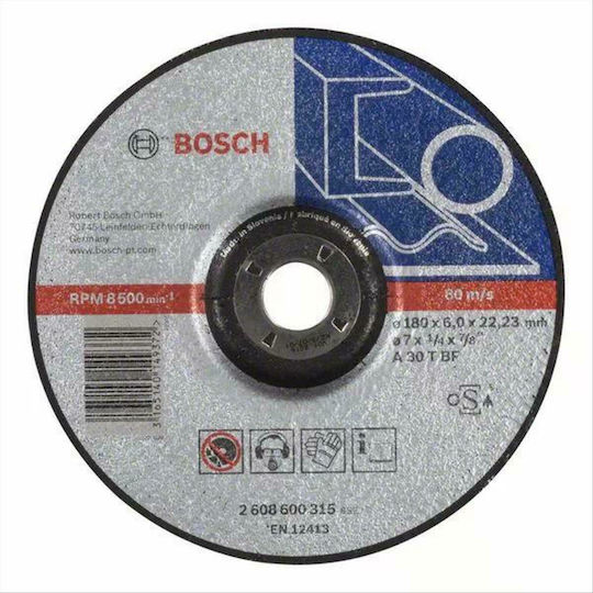 Bosch Grinding Disc Metal 180mm Set 1pcs