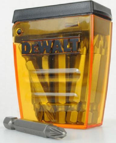 Dewalt Set 15 Biți Șurubelniță Steaua Set Mâini PZ2 50mm