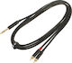 Pro snake Cablu 6,3 mm de sex masculin - RCA de sex masculin 1.50m (TPY 2015 JRR)