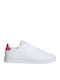 Adidas Παιδικά Sneakers Advantage Cloud White / Real Pink