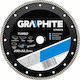 Graphite Διαμαντόδισκος Turbo 230mm 57H623 Slicer/Coarse Grater Disc Construction Materials 230mm 1pcs