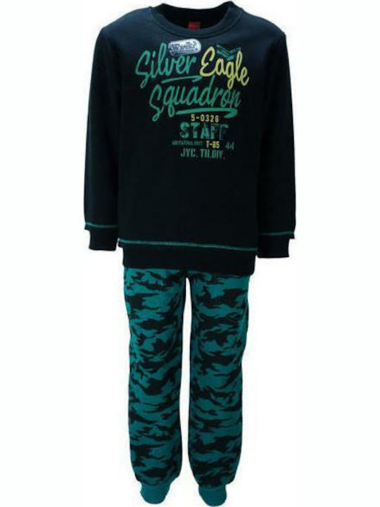 Joyce Kids Sweatpants Set Black 2pcs