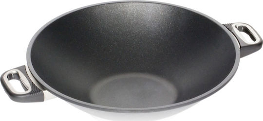 AMT Gastroguss Wok din Aluminiu cu Strat Antiaderent 36cm