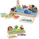 Viga Toys Baby Toy Space and Distance Farm, Sea made of Wood for 18++ Months