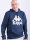 Kappa Taino Men's Sweatshirt with Hood and Pockets Navy