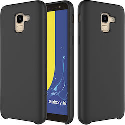 Forcell Soft Back Cover Σιλικόνης Μαύρο (Galaxy J6)