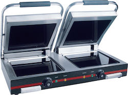 Karamco EC-2 Commercial Double Sandwich Maker with Ceramic Flat Top and Flat Bottom 3200W