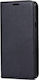 Forcell Magnet Book Δερματίνης Μαύρο (Galaxy A6 2018)