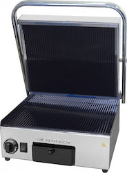 Milan Toast 17012 Commercial Sandwich Maker with Ceramic Ribbed Top and Ribbed Bottom 2100W