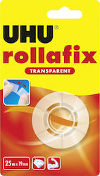 UHU Σελοτέιπ Rollafix Transparent 19mm x 25m UHU Σελοτέιπ Rollafix Transparent 19mm x 25m
