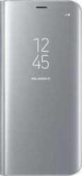 Hurtel Clear View Book Plastic Argintiu (Galaxy...