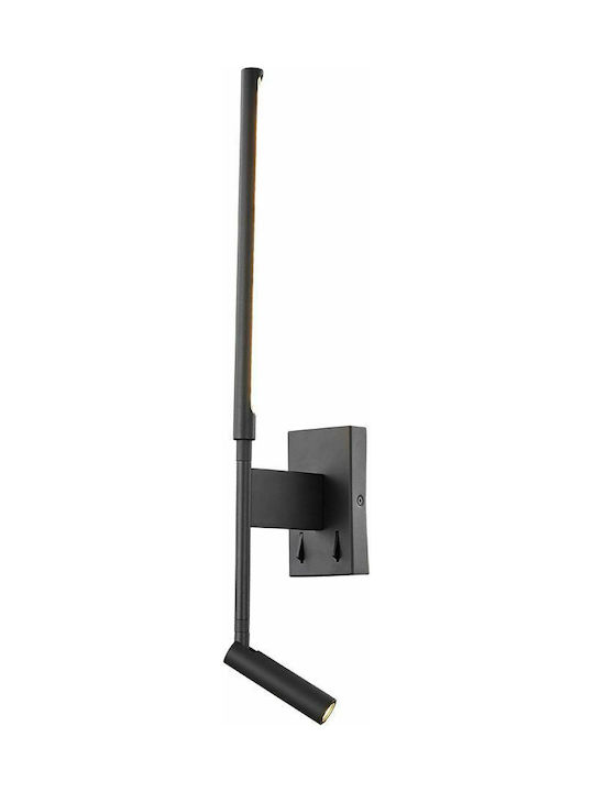 VK Lighting Einzel LED Warmes Weiß Spot in Schwarz Farbe
