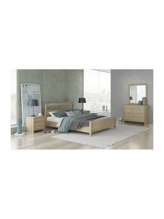 Schlafzimmer Set No 27 Latte 140x190cm 5Stück