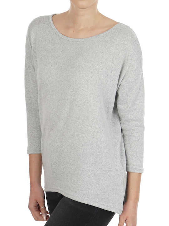 Only Women's Blouse Long Sleeve Gray