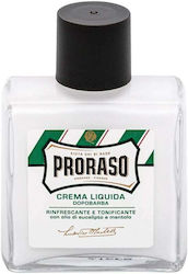 Proraso After Shave Κρέμα Eucalyptus & Mint χωρίς Οινόπνευμα για Ευαίσθητες Επιδερμίδες 100ml